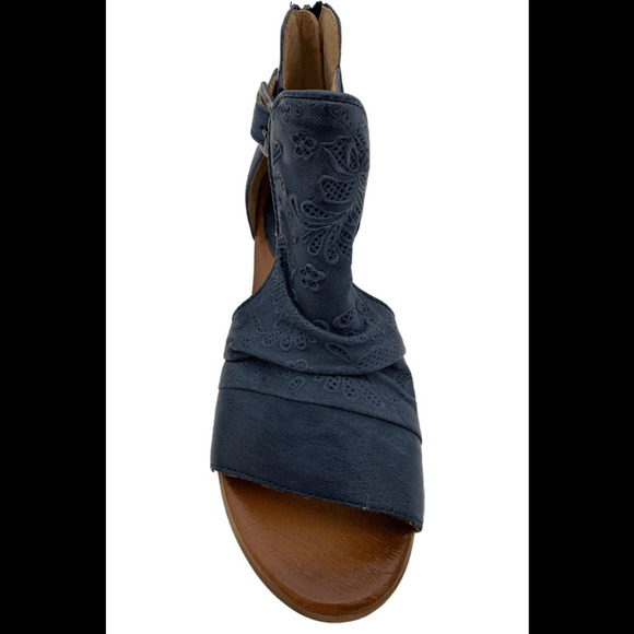 Miz Mooz Leather Heeled Sandals Corra River - Medium - Picture 2 of 3